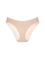 Dámské kalhotky Body Make-Up Illusion Lace Highleg Tai - BROWN - sv. hnědé 00NZ - TRIUMPH