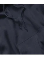 Tmavě modrá dámská tepláková mikina (W02-998) Tmavě modrá dámská tepláková mikina (W02-998)