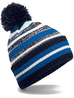 Beechfield B 474R Pletená čepice s pruhy "Fan" 53.474R french navy/sapphire blue/white