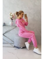 Bavlněná 3dílná sada světle růžová Bavlněná 3dílná sada světle růžová