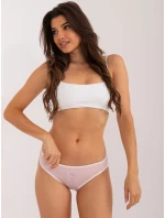 Spodky BR MT 11444 19 bílá růžová Spodky BR MT 11444 19 bílá růžová