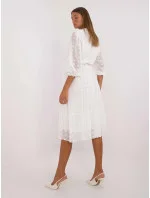 Dámské šaty LK SK 509730.08 bílé - FPrice Dámské šaty LK SK 509730.08 bílé - FPrice