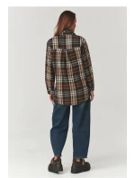 Košile s dlouhým rukávem model 219733 Makadamia Košile s dlouhým rukávem model 219733 Makadamia