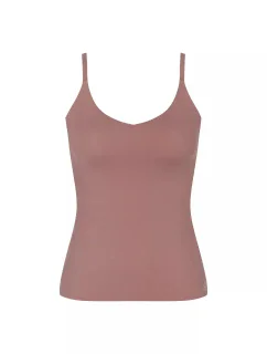 Dámský top ZERO Feel 2.0 Spaghetti Top - BROWN - hnědý 1141 - SLOGGI