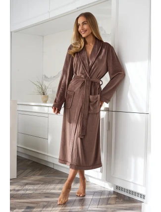 L&L 2510 Aura dlouhý S-XL dámský župan L&L 2510 Aura dlouhý S-XL dámský župan