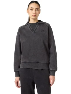 Dámská mikina Champion Polo Neck Sweatshirt šedá 118366 KK001