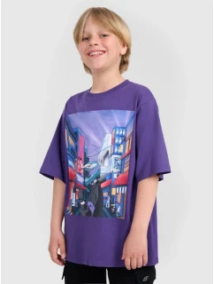 Chlapecké tričko oversize s potiskem 4F 4FJRAW25TTSHM3061-51S