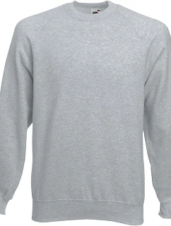Fruit of the Loom Classic Raglan Sweat Raglánová mikina 16.2216 heather grey