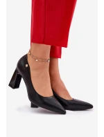 Elegantní Lodičky Na Slupek Vinceza 62221 Černé