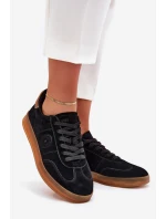 Semišové Dámské Tenisky Big Star RR274851 HI-POLY SYSTEM Černé