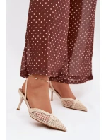 Sandály na podpatku  model 224499 Step in style