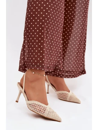 Sandály na podpatku  model 224499 Step in style