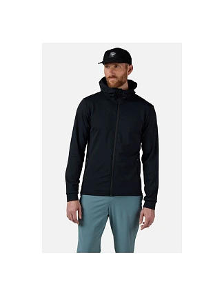 Pánská mikina ROSSIGNOL Mid Layer Thin Fz, černá