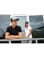 Daiber JN 728 Pánské piqué polo s kontrastní légou 02.0728 black/silver Daiber JN 728 Pánské piqué polo s kontrastní légou 02.0728 black/silver