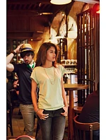 Daiber 8005 Dámské tričko z bio bavlny 02.8005 soft green