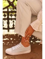 Dámské látkové klasické nízké tenisky máta Lennabella