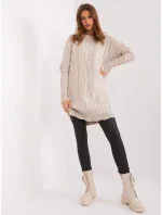 Šaty LC SK 8012 2.25P světle béžová Šaty LC SK 8012 2.25P světle béžová