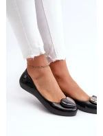 Dámské balerínky se srdcem ZAXY Černé Dámské balerínky se srdcem ZAXY Černé