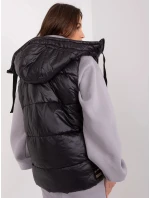 Dámská vesta D50048X80113A2 Černá - FPrice Dámská vesta D50048X80113A2 Černá - FPrice