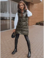 Dámská zelená vesta FIERA FashionStreet TY2362