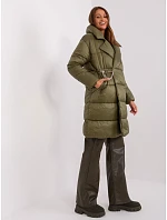 Dámská lehká péřová zimní bunda Factory Price khaki (TR8310)