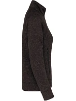 Kariban K 9107 Dámská melanžová pletená fleecová bunda 20.9107 dark grey melange Kariban K 9107 Dámská melanžová pletená fleecová bunda 20.9107 dark grey melange