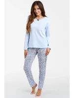 Italská móda Salli long length sp. barva:modrá/print Italská móda Salli long length sp. barva:modrá/print