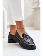 Lakované Dámské Mokasíny Vinceza 62187 Černé Lakované Dámské Mokasíny Vinceza 62187 Černé