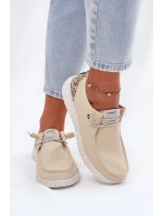Lehké Dámské Polobotky McKeylor 96116 Béžové