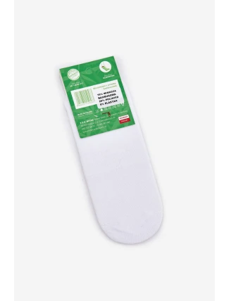 Dámské ponožky microstopky bambusové bílé