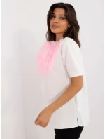 Halenka LK BZ 509686.92 bílá růžová