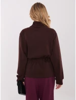 Mikina MJ BL H5036.16 tmavě hnědá