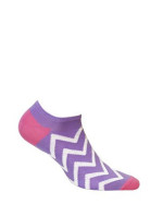 Dámské vzorované kotníkové ponožky Wola Perfect Woman W81.01P