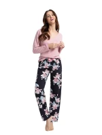 Pyžamo Luna 614 dlouhé/r M-2XL Z24 dámské Pyžamo Luna 614 dlouhé/r M-2XL Z24 dámské