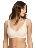 Dámský sportovní top Jelly bra basic beige - JULIMEX