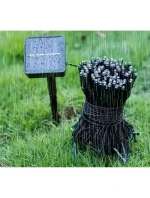 SOLÁRNÍ ZAHRADNÍ DEŠTNÍK SVĚTLO 5M 72LED