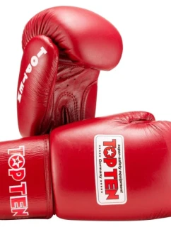 RTT-COMPETITION 10oz kožené boxerské rukavice (SCHVÁLENÉ SVĚTOVÝM BOXEM)