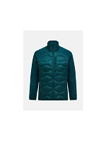 Pánská péřová bunda PEAK PERFORMANCE M Helium Down Hybrid Jacket, zelená barva Pánská péřová bunda PEAK PERFORMANCE M Helium Down Hybrid Jacket, zelená barva