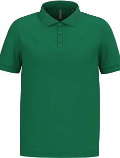 Kariban K 254 Pánské piqué polo 20.K254 kelly green