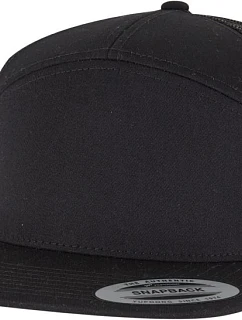 Flexfit 9294 7 panelová Trucker kšiltovka 55.9294 black/black