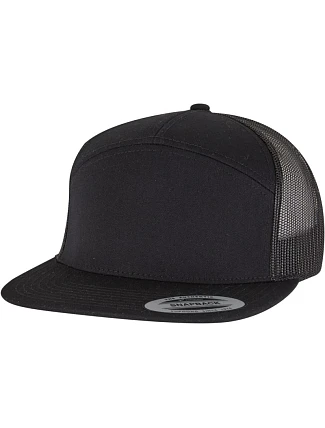 Flexfit 9294 7 panelová Trucker kšiltovka 55.9294 black/black Flexfit 9294 7 panelová Trucker kšiltovka 55.9294 black/black