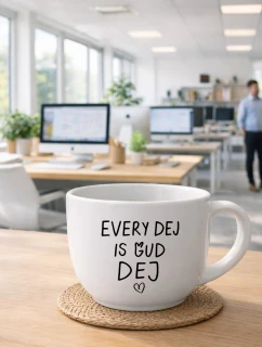 EVERY DEJ IS GUD DEJ - keramický hrnek 400 ml