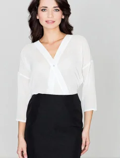 Dámská halenka K138 Ecru - Lenitif