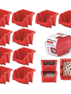 BINEER SHORT 10DÍLNÁ SADA DÍLENSKÝCH PODNOSŮ ČERVENÁ KISTENBERG