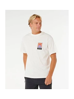 Pánské tričko RIP CURL Search Dawn Tee, bílé