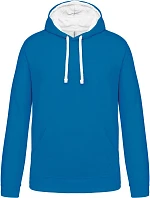 Kariban K 446 Kontrastní mikina s kapucí 20.K446 tropical blue/white Kariban K 446 Kontrastní mikina s kapucí 20.K446 tropical blue/white