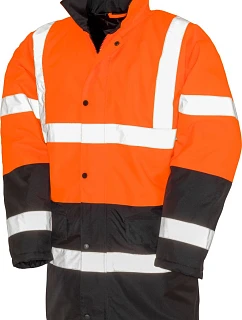 Result R 452X Bezpečnostní parka 30.452X fluorescent orange/black