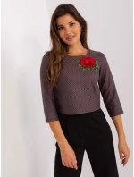 Halenka LK BZ 506494.50P tmavě modrá Halenka LK BZ 506494.50P tmavě modrá