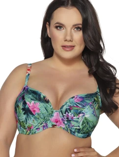 Dámská plavková podprsenka Paradise SK-206 Zelená mix - AVA