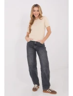 Svetr s krátkým rukávem  model 222827 Factory Price